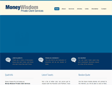 Tablet Screenshot of moneywisdom.com.au